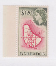 BARBADOS #246 map and electricity  VFNH selvedge