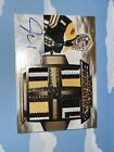 2021-22 UD The Cup Jeremy Swayman 4/5 Rookie Foundations Quad Patch Auto Rookie 