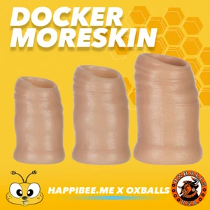 Happibee X Oxballs MORESKIN Foreskin🍯Hood DOCKER Penis Sleeve Sheath Extender - Picture 1 of 24