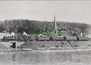 German Railway Postcard-Deutscher Zug,Lokomotive,Eisenbahn (Modern repro)RR19663 - Picture 1 of 2