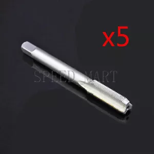5 Stck. M8 x 0,75 linke Maschine Handschraube Gewinde metrisch Stecker Gewindebohrer HSS - Bild 1 von 5