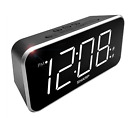 Alarm Clock Jumbo Easy to Read Display – 3 Step Dimmer Control – Dual Alarms,...