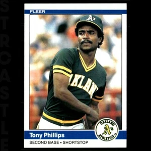 1984 Fleer - Tony Phillips #459 (RC) Oakland Athletics ⚾ Baseball Card - Picture 1 of 3