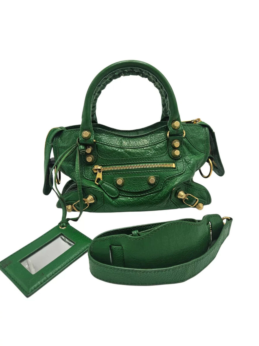 Balenciaga City Green Bags & Handbags for Women for sale - eBay Balenciaga City Green Bags & Handbags for Women for sale - eBay