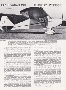 Piper Vagabond Aircraft Report 4/24/2024i - Picture 1 of 1