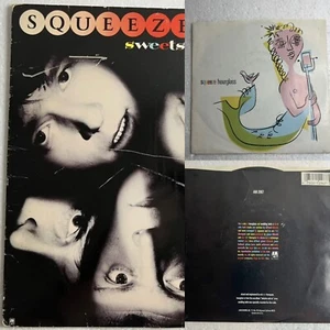 Vintage Vinyl Lot: SQUEEZE Sweets From A Stranger LP 1982 + Hourglass 7” Tested. - Picture 1 of 17