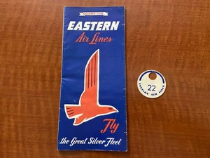 Vintage Eastern Airlines Information Schedule Brochure W/ Timetables Oct. 1946 - Picture 1 of 6