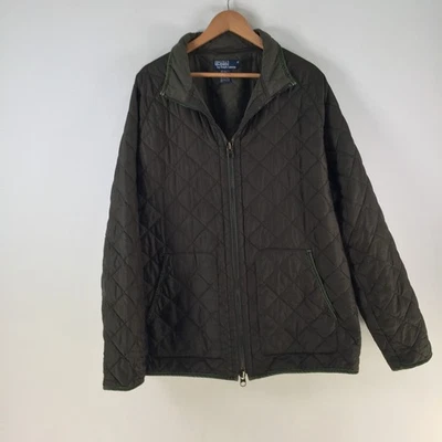 Polo Ralph Lauren Hombre Chaqueta Acolchada 2XL Verde Bosque Manga Larga Caza 124744 Foto 1 de 4