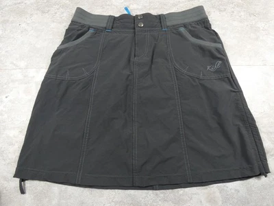 Falda Kuhl Mujer 6 Gris Skort Sobre la Rodilla Bolsillos con Cremallera Caminata Activa Al Aire Libre Foto 1 de 4