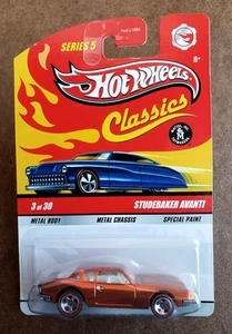 2009 Hot Wheels STUDEBAKER AVANTI Orange Classics Series 5 3/30 ZAMAC Base RL5SP - Picture 1 of 17
