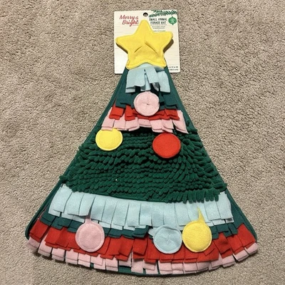 Merry & Bright Small Animal - Dog Forage Mat New Christmas Tree - Image 1 of 4