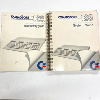 1985 2 Book Set Commodore 128 Computer Introductory Guide and System Guide - Image 1 of 4