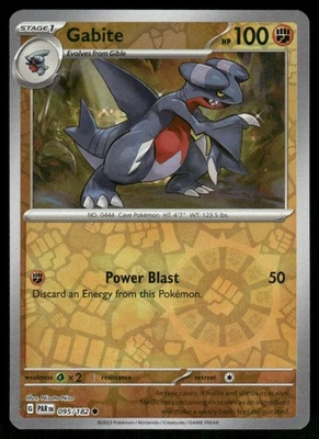 Gabite 095/182 Common Reverse Holo SV04: Paradox Rift NM - Image 1 of 2