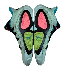 Jordan Tatum 2 (GS) Basketball Shoe FJ6460-300 Mint Foam Lava Glow Black Size 2Y - Picture 1 of 6