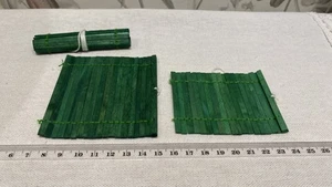 Puppenhaus Miniaturen 3 Rollos ideal fürs Garten Haus/Pavillon Holz  1:12 - Bild 1 von 2