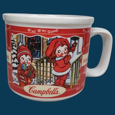 Campbell's Kids soup mug by Houston Harvest Fall and Winter/Christmas 1998 Vtg - Image 1 of 4