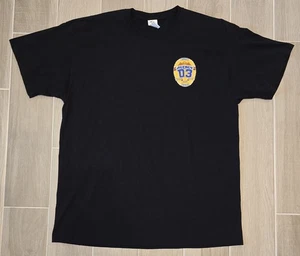 Fruit Of The Loom 3D Agency Peter 3:15 Bible Double Sided T-Shirt Size XXL Blue - Picture 1 of 9