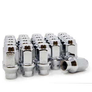 24 Chrome ET Style Conical Lug Nuts 12x1.5 - Picture 1 of 2