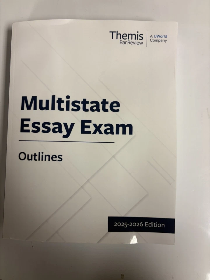 Themis Bar Review Multistate Essay Exam Outlines 2025-2026 - Image 1 of 1