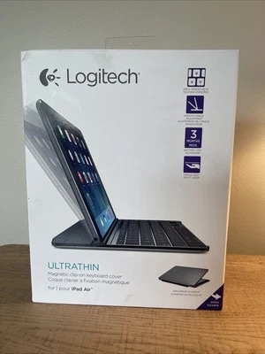 Logitech Magnetic Clip-On Ultra-thin Bluetooth Keyboard Case iPad Air - Image 1 of 3
