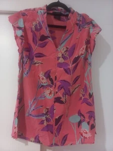 DAVID LAWRENCE Pink 100% Silk top - Picture 1 of 4