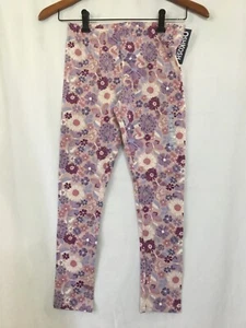 NWT Oshkosh Floral Leggings Girls Lilac Flowers Size 12,14 - Picture 1 of 3
