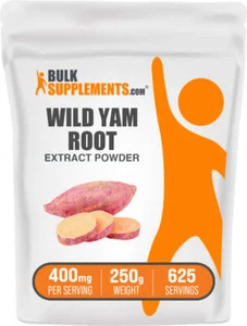 BulkSupplements Wild Yam Extract Powder - 400mg per Serving - Picture 1 of 12