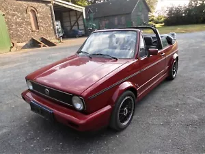 Golf 1 Cabriolet, Bj. 1989, 133000km, HU-frei, Bestzustand, quasi 1. Hand - Bild 1 von 24