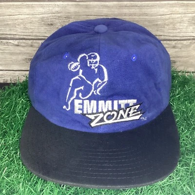 De colección Dallas Cowboys Snapback Sombrero Azul Zona Emmitt INICIO NFL Fútbol Años 90 Foto 1 de 4