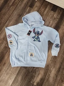 Sudadera con capucha y cremallera Disney Stitch talla XL - Imagen 1 de 8