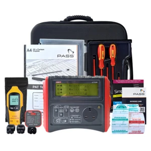 UNI-T UT528 Tester PAT Manuale Kit Professionale - Formazione, Lead e Software! - Foto 1 di 2