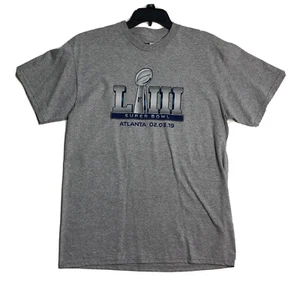 Super Bowl LIII Atlanta ( New England Patriots LA Rams ) T-Shirt NFL Size Medium - Picture 1 of 6