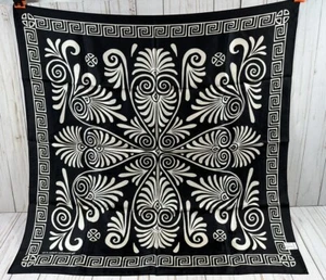 New! Vintage, The Metropolitan Museum of Art 100% Silk Palmette Scarf - Picture 1 of 14