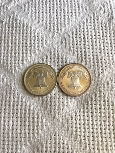 2-1986 Eagle/Liberty Bell Round-A-Mark-Liberty Silver 1 Troy oz.999 Fine Silver - Picture 1 of 4