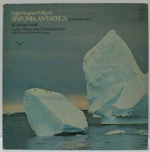 LONDON PHILHARMONIC ORCHESTRA & CHOIR - SINFONIA ANTARTICA - CLASSICAL VINYL LP - Picture 1 of 6