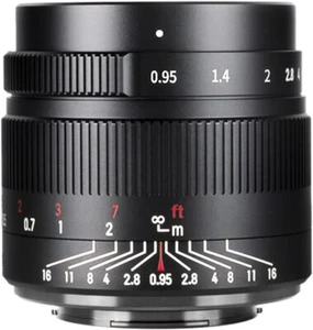 7artisans 35mm F0.95 Manual Focus Fixed Lens For Fuji X Mount Cameras - Picture 1 of 12