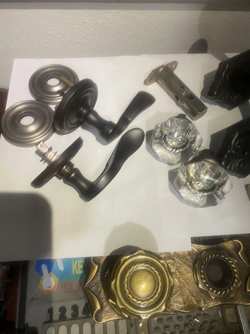 Lot of Misc. Emtek/Rocky Mt. Door Hardware Quality Hand Crafted Lock sets Cover