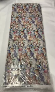 Elizabeth's Studio Race to Safety 1610E Multi Shells Cotton 15 Yards - Picture 1 of 5