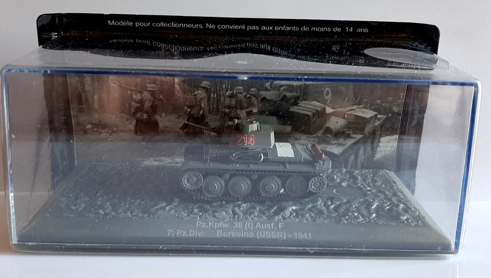 Die Cast Tank Pz.Kpfw. 38 (T) Ausf.F Beresina USSR 1941 Scale 1:72 - No.57 - Image 1 of 1