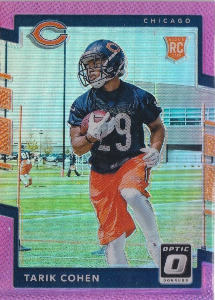 2017 Donruss Optic Pink Prizm Tarik Cohen RC #134 TS1