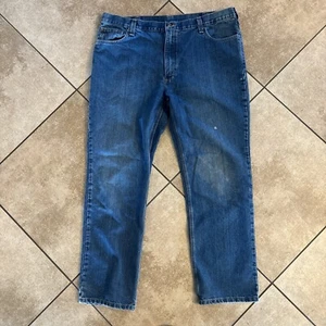 Carhartt Jeans Men’s Sz 42x32 101496 420 Straight Traditional Fit Blue Denim - Picture 1 of 4