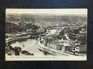 Carte Postale Ancienne LYON 1917 - Vue générale prise sur Vaise et le Mont D'Or - Foto 1 di 2