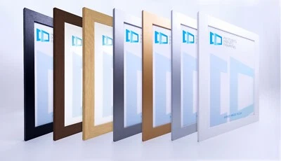 Photo Picture Frame Black White Gold Silver Oak Walnut  Fit 22x22" to 22x36" - Image 1 of 4