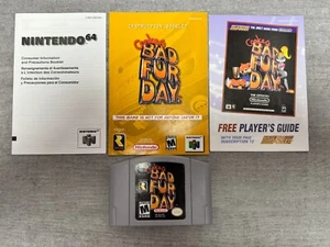 Conker's Bad Fur Day (Nintendo 64, N64) - Cartridge & Booklet, Tested & Works - Picture 1 of 4