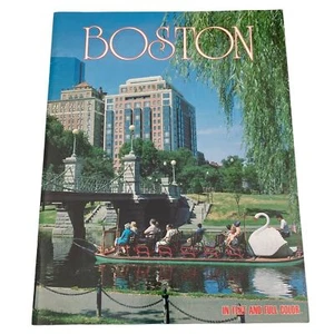 Folleto de viaje Boston vintage de los años 70 en texto y a todo color guía del visitante - Imagen 1 de 9