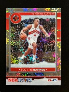2024-25 Panini NBA Hoops - Premium Winter Prizm - Scottie Barnes #101 - Raptors - Picture 1 of 2