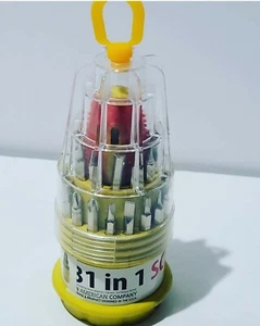 Screw Driver Bits Multifunction 31 in 1 precision sets phillips magnetic screw - Picture 1 of 9