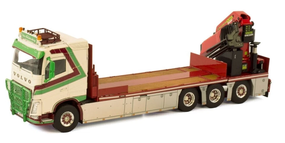 WSI VOLVO FH4 8x4 porteur plateau avec grue de chargement PALFINGER PK65002S...
