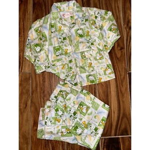 Hello Kitty girls 2 pc Pajamas cotton blend button up  Sleepwear Sanrio Sz 4 - Picture 1 of 9