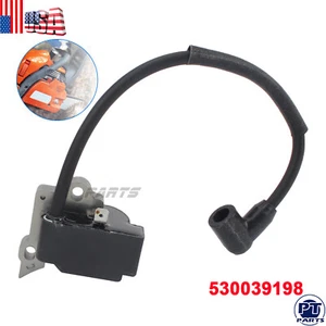 For Craftsman 2.4 2.6 36cc Poulan 2150 4018 Chainsaw Ignition Coil #530 039198 - Picture 1 of 8